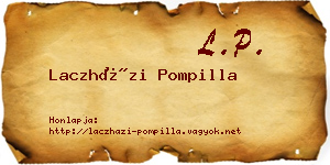 Laczházi Pompilla névjegykártya